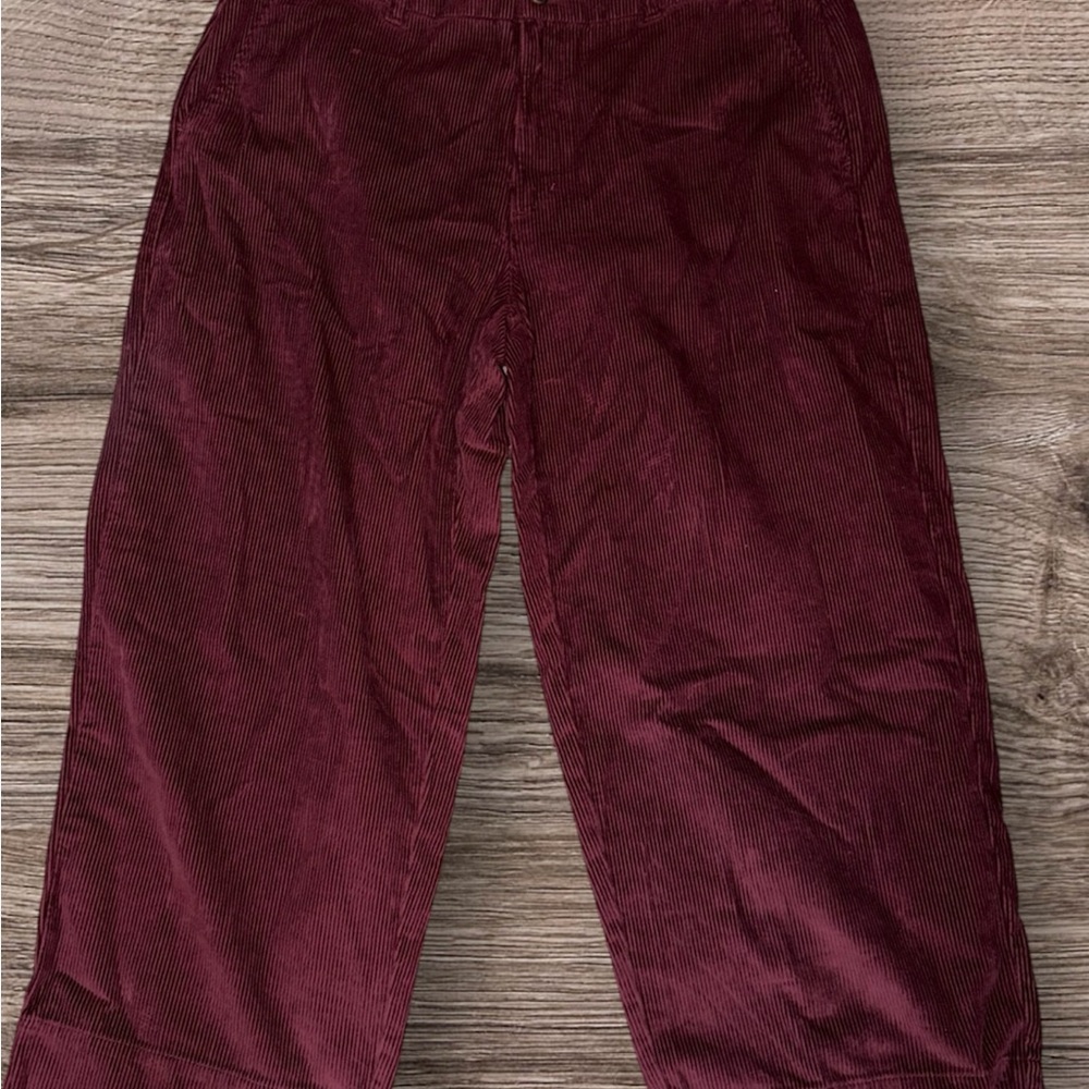 Old Navy Burgundy Wide Leg Pants